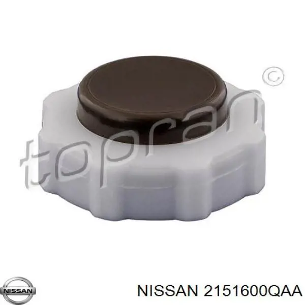 Крышка (пробка) расширительного бачка Nissan 2151600QAA