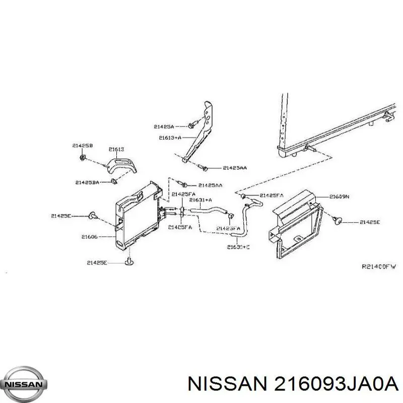  Nissan/Infiniti 216093JA0A цена, от 14.11 USD