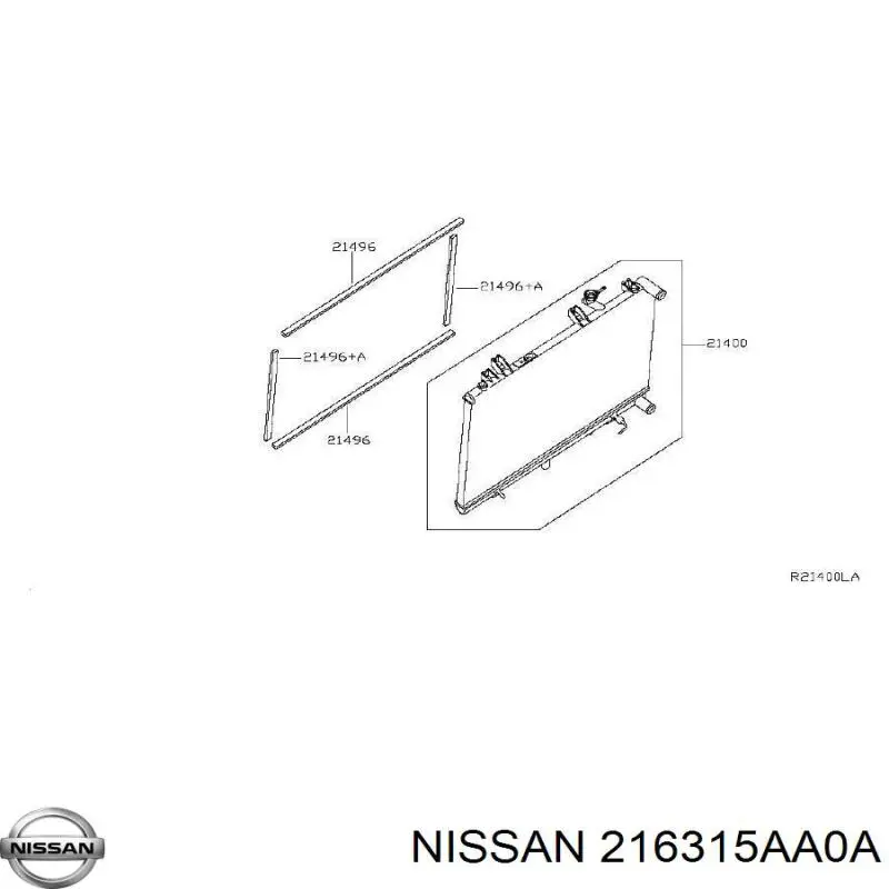  216315AA0A Nissan