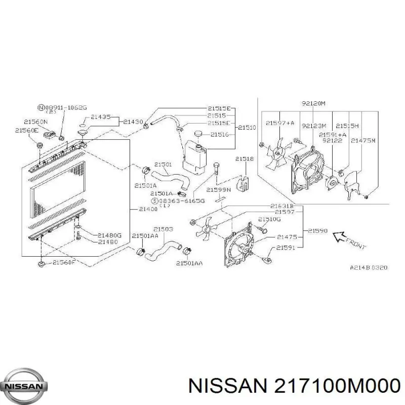  217100M000 Nissan