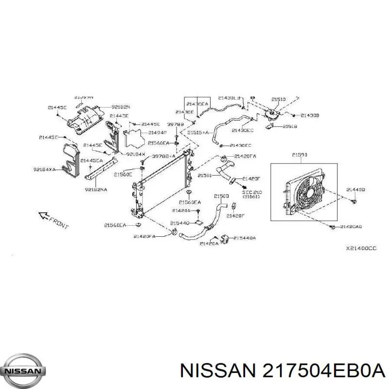 Купить 217504EB0A Nissan/Infiniti 