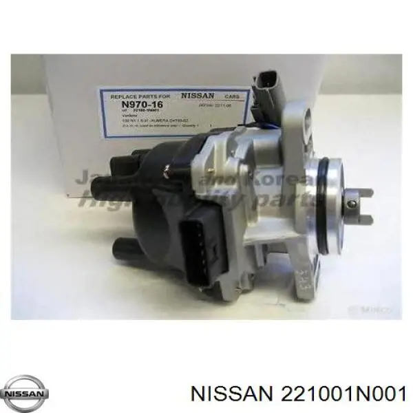 221001N001 Nissan распределитель зажигания (трамблер)