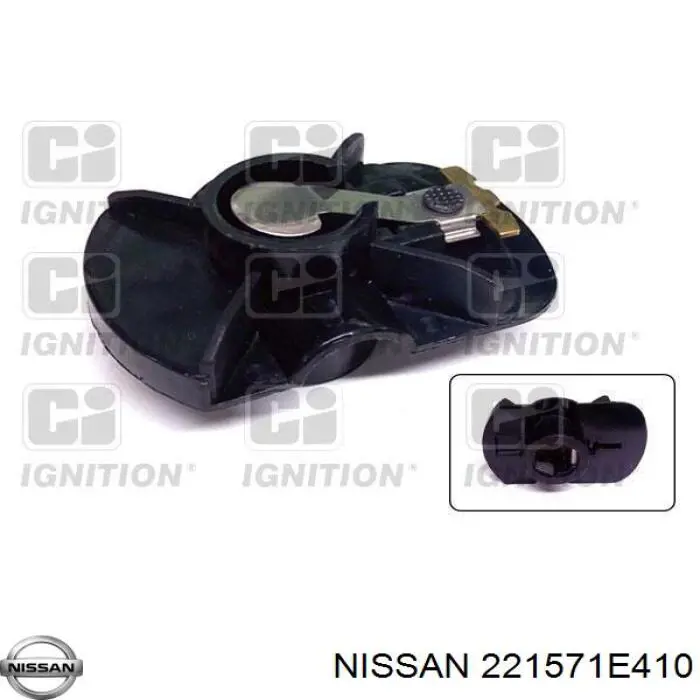 221571E410 Nissan бегунок (ротор распределителя зажигания, трамблера)