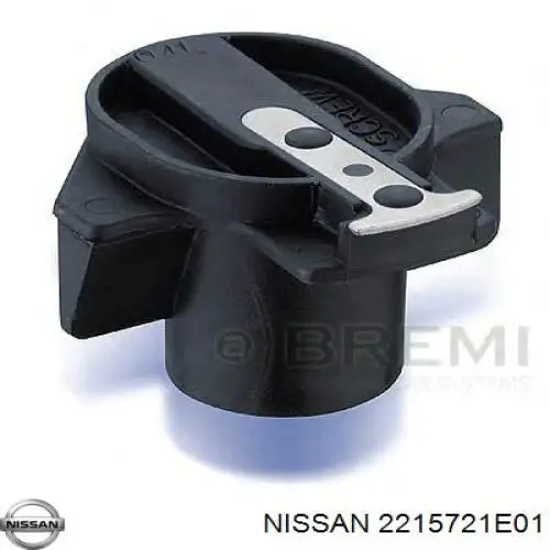 Бегунок (ротор) распределителя зажигания, трамблера Nissan/Infiniti 2215721E01 цена, от 8.76 USD