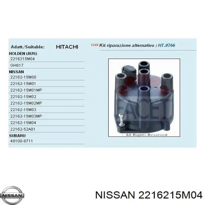  2216215M04 Nissan