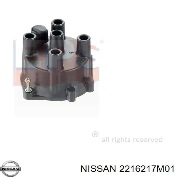 2216217M01 Nissan крышка распределителя зажигания (трамблера)