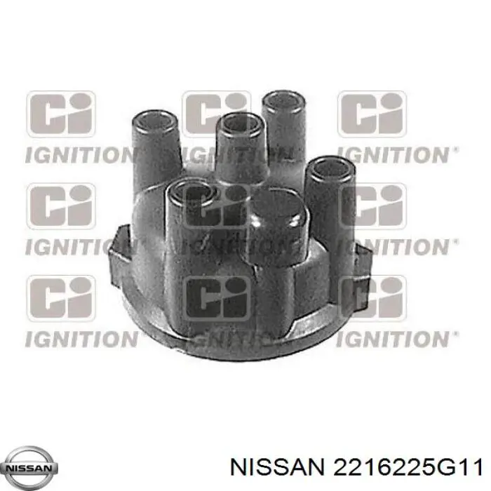 2216225G11 Nissan крышка распределителя зажигания (трамблера)