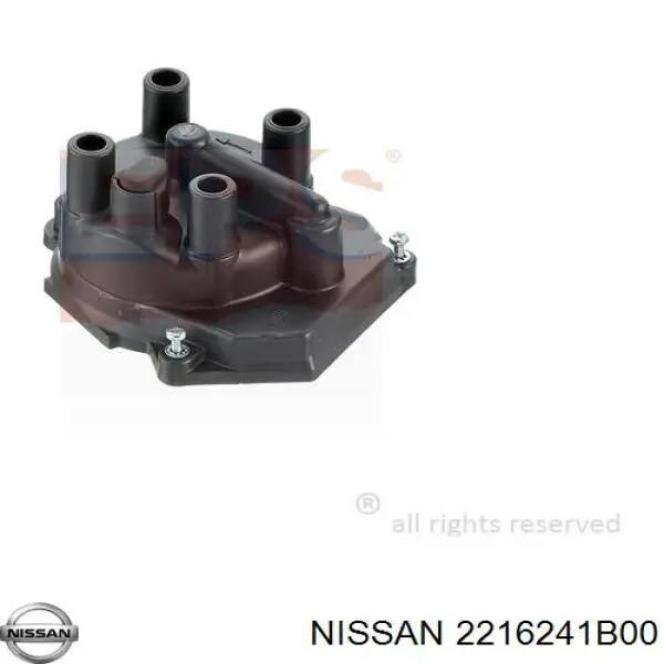 Крышка распределителя зажигания (трамблера) 2216241B00 Nissan