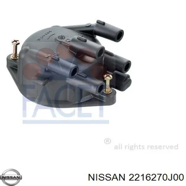 Крышка распределителя зажигания (трамблера) Nissan/Infiniti 2216270J00 цена, от 8.09 USD