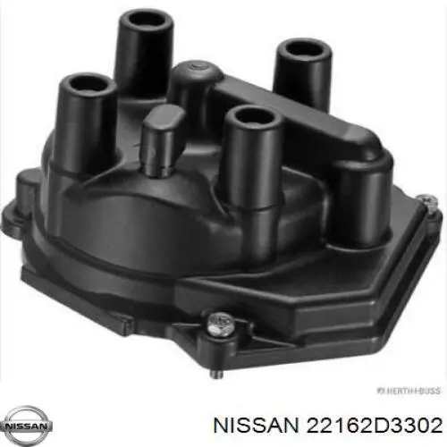 Крышка распределителя зажигания (трамблера) Nissan/Infiniti 22162D3302 цена, от 59.02 USD