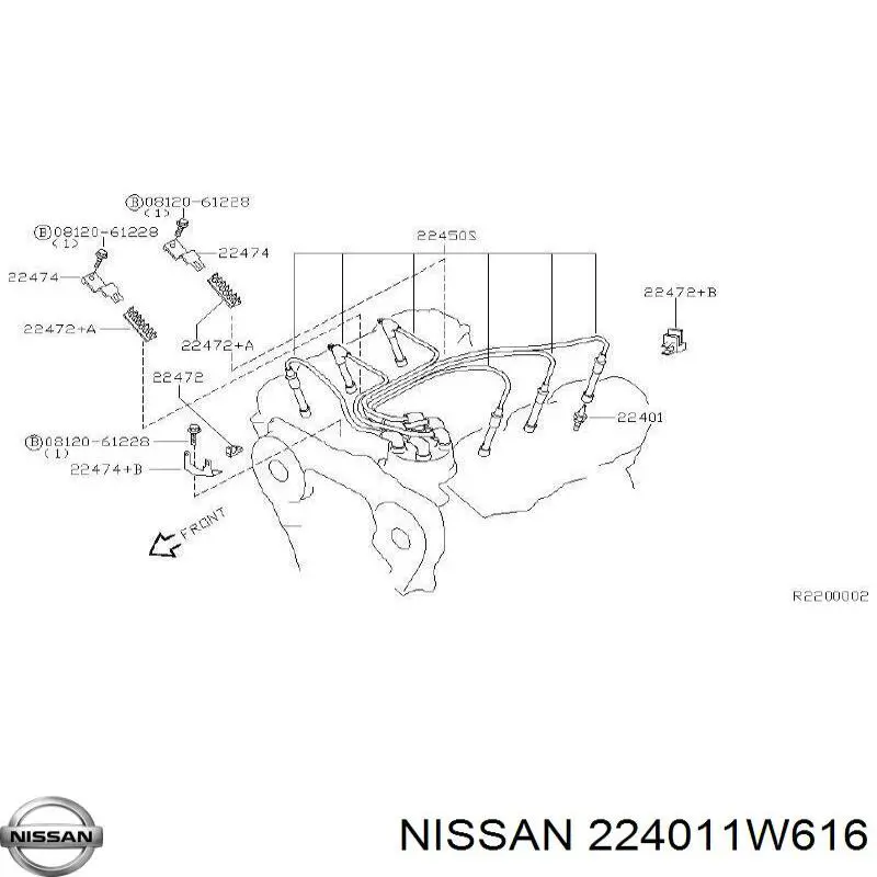 224011W616 Nissan 