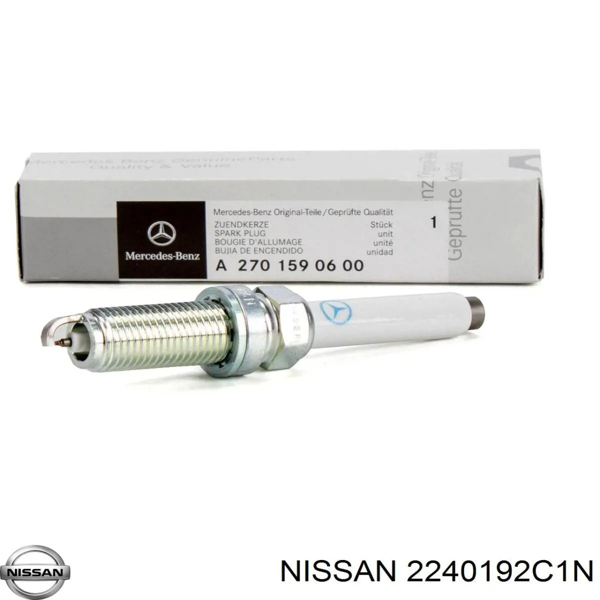 Свеча зажигания Nissan/Infiniti 2240192C1N цена, от 23.46 USD