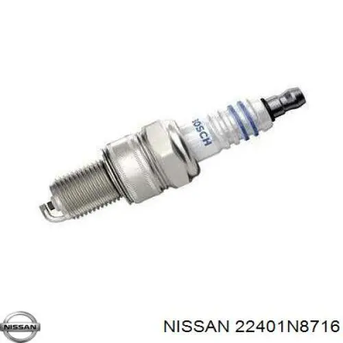 Свечи зажигания 22401N8716 Nissan