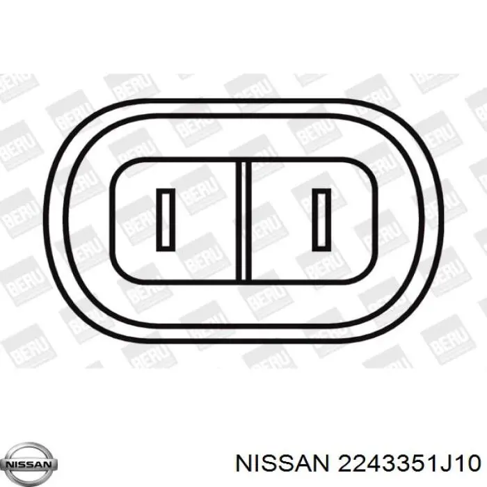 Модуль зажигания Nissan/Infiniti 2243351J10 цена, от 16.14 USD