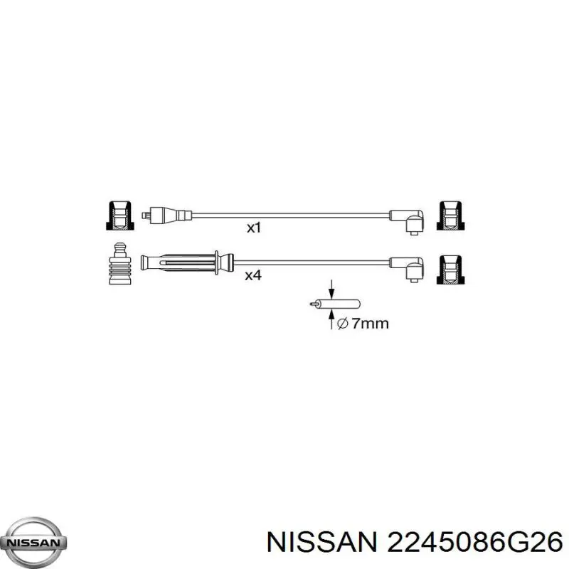 Высоковольтные провода 2245086G26 Nissan/Infiniti