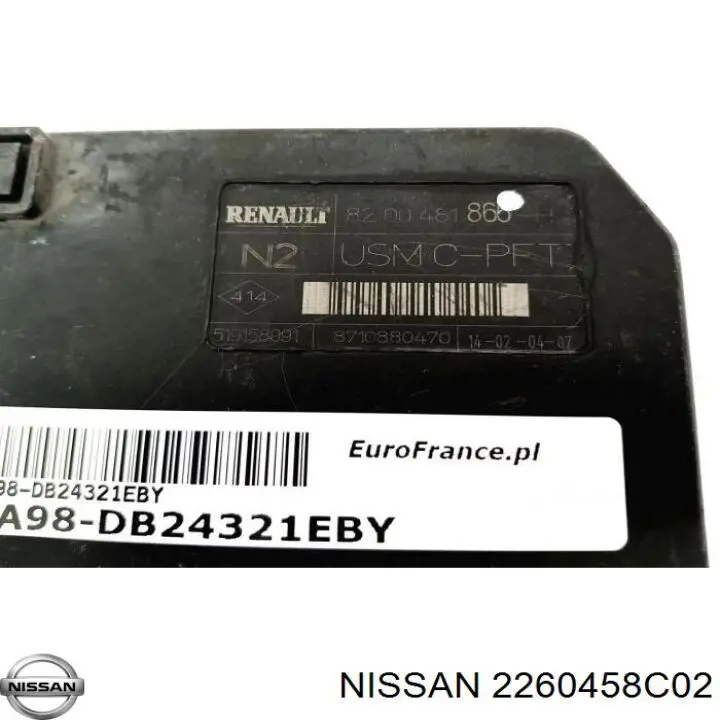  2260458C02 Nissan/Infiniti