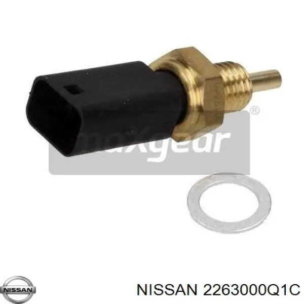 2263000Q1C Nissan датчик температуры охлаждающей жидкости