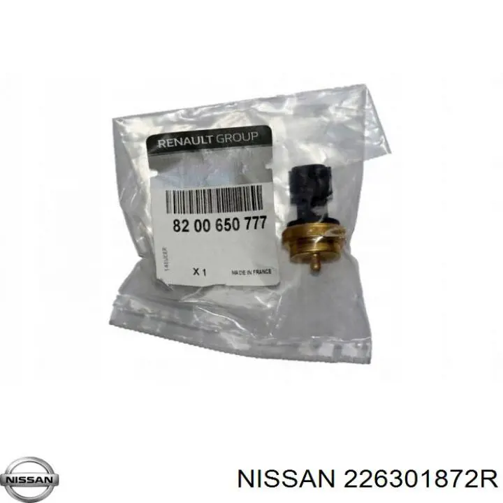 Датчик температуры охлаждающей жидкости 226301872R Nissan