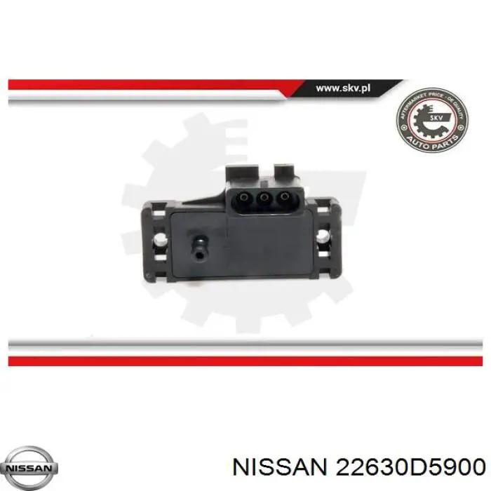 22630D5900 Nissan датчик температуры охлаждающей жидкости