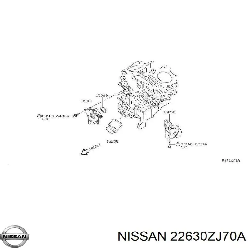 Купить 22630ZJ70A Nissan/Infiniti Термодатчик охлаждающей жидкости