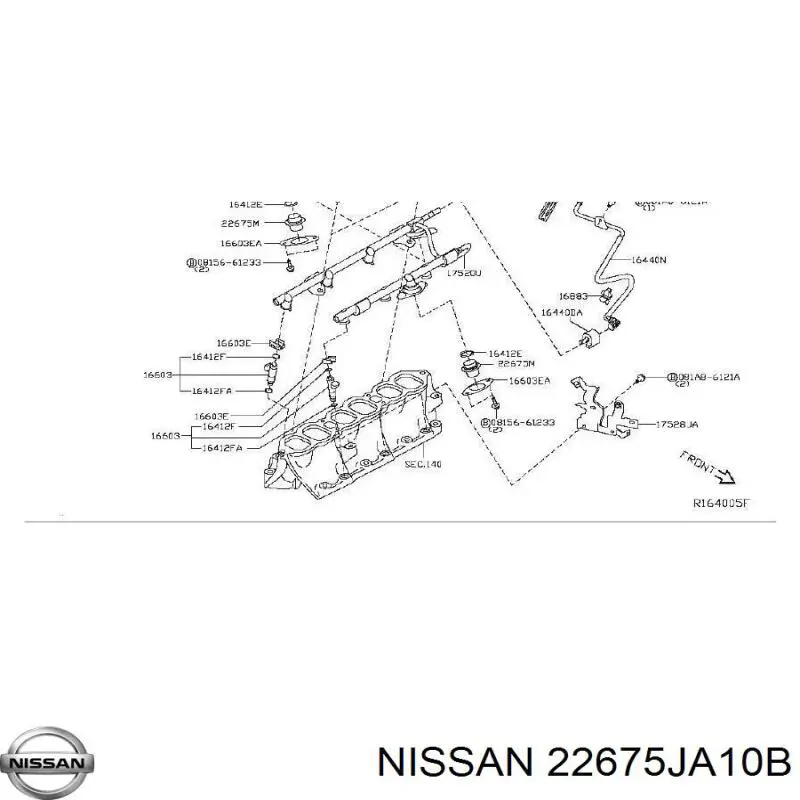  Nissan/Infiniti 22675JA10B цена, от 12.73 USD