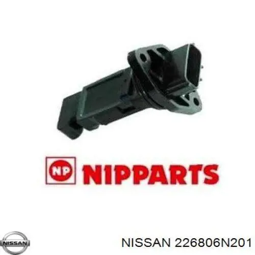 Купить 226806N201 Nissan/Infiniti Воздухомер