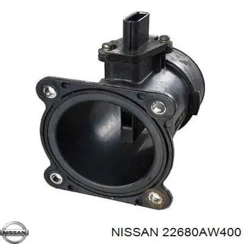 22680AW400 Nissan sensor de fluxo (consumo de ar, medidor de consumo M.A.F. - (Mass Airflow))