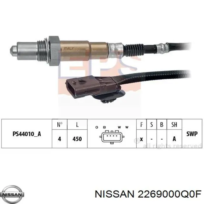  2269000Q0F Nissan