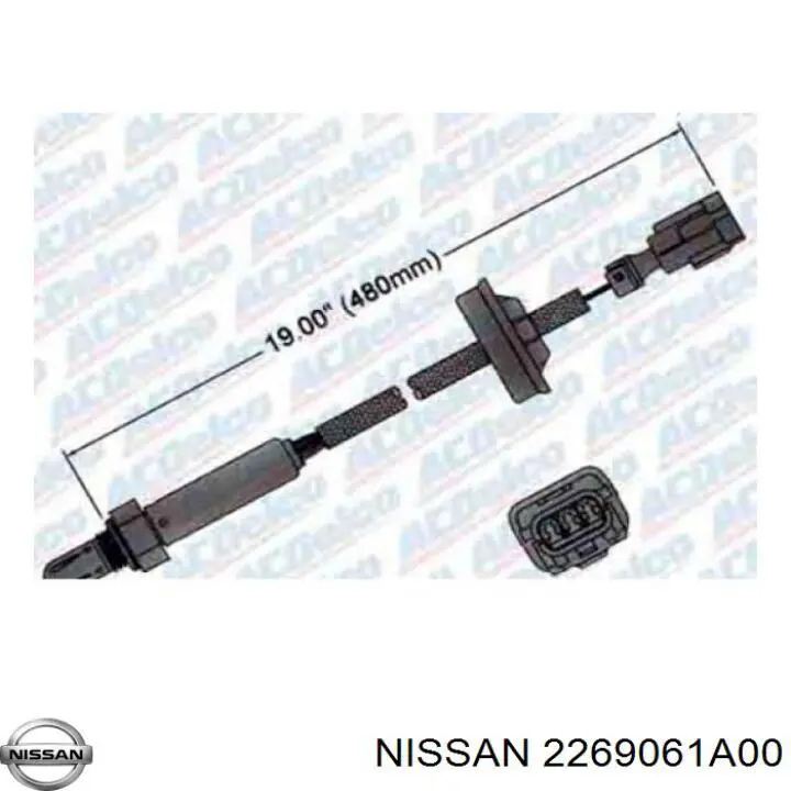 2269061A00 Nissan/Infiniti Датчик кислорода