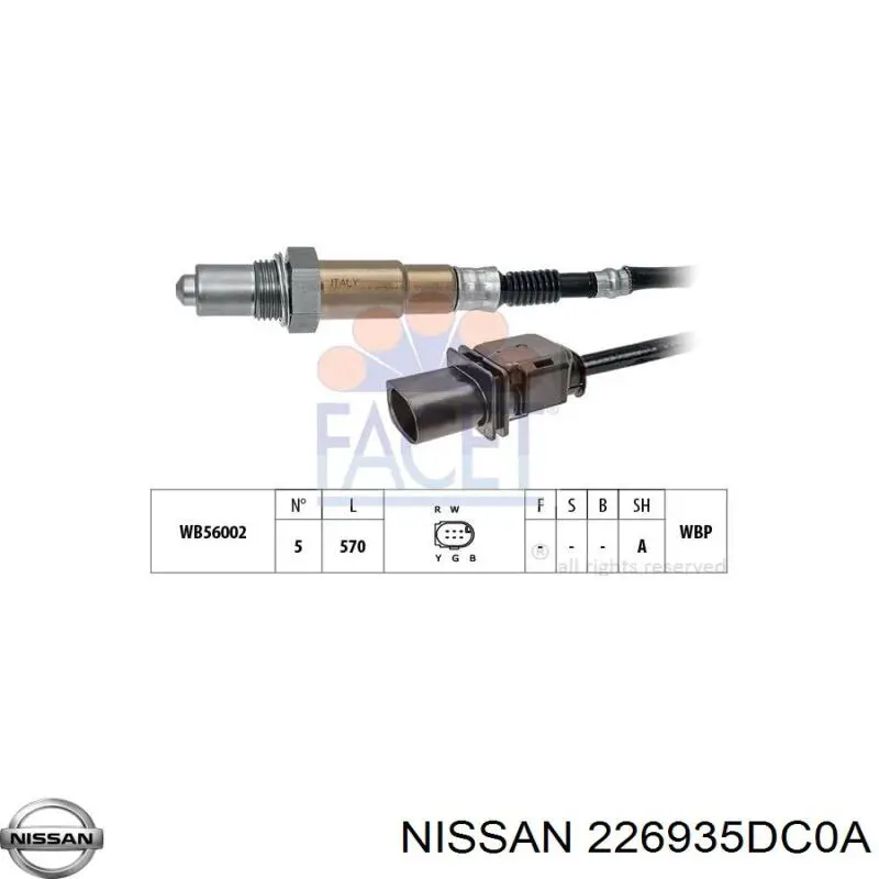  226935DC0A Nissan