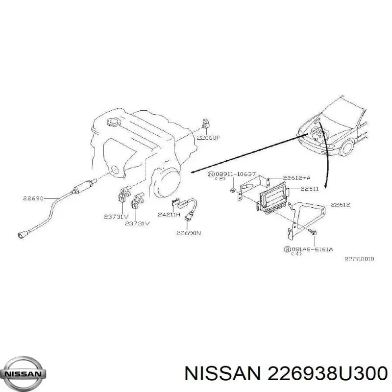  226938U300 Nissan