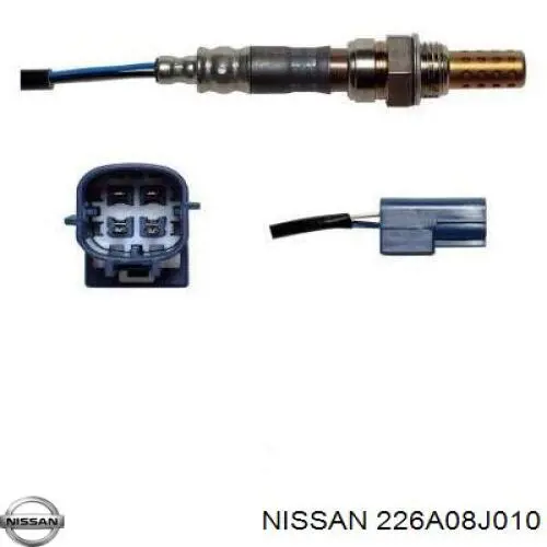 Купить 226A08J010 Nissan/Infiniti Лямбда-зонд, датчик кислорода после катализатора