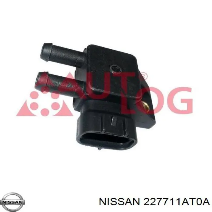 Купить 227711AT0A Nissan/Infiniti Датчик давления выхлопных газов