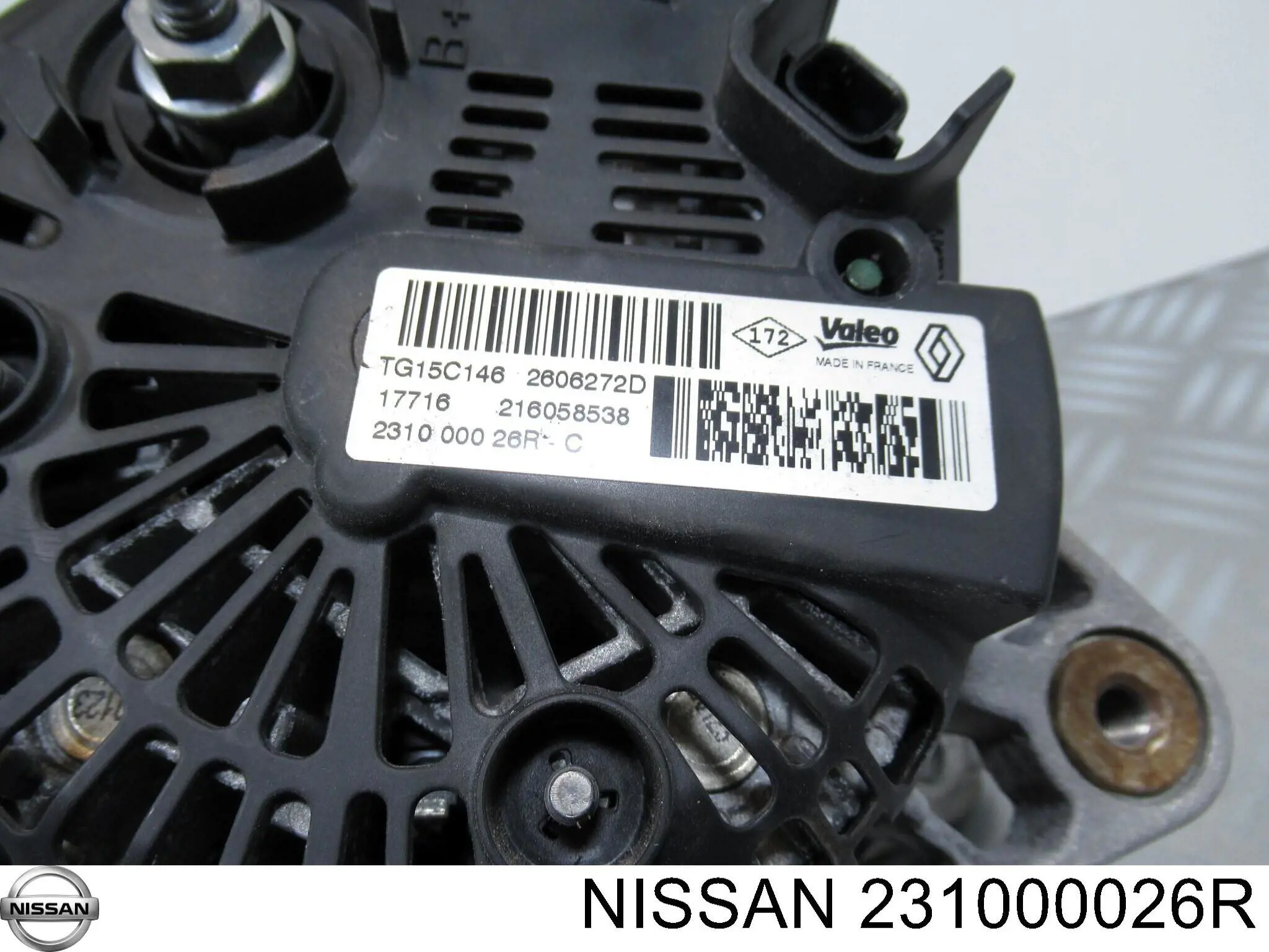 Генератор 231000026R Nissan