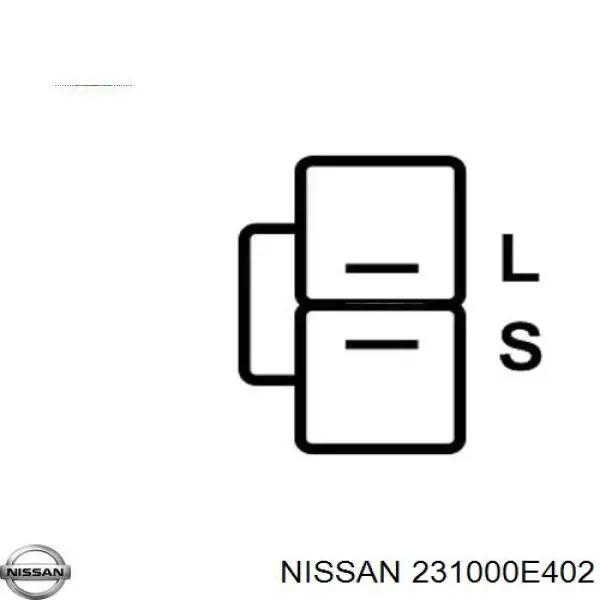231000E402 Nissan генератор