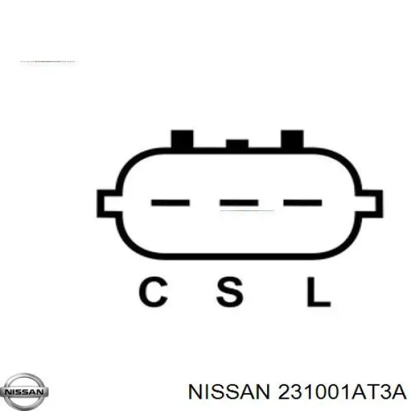 231001AT3A Nissan/Infiniti Генератор автомобильный