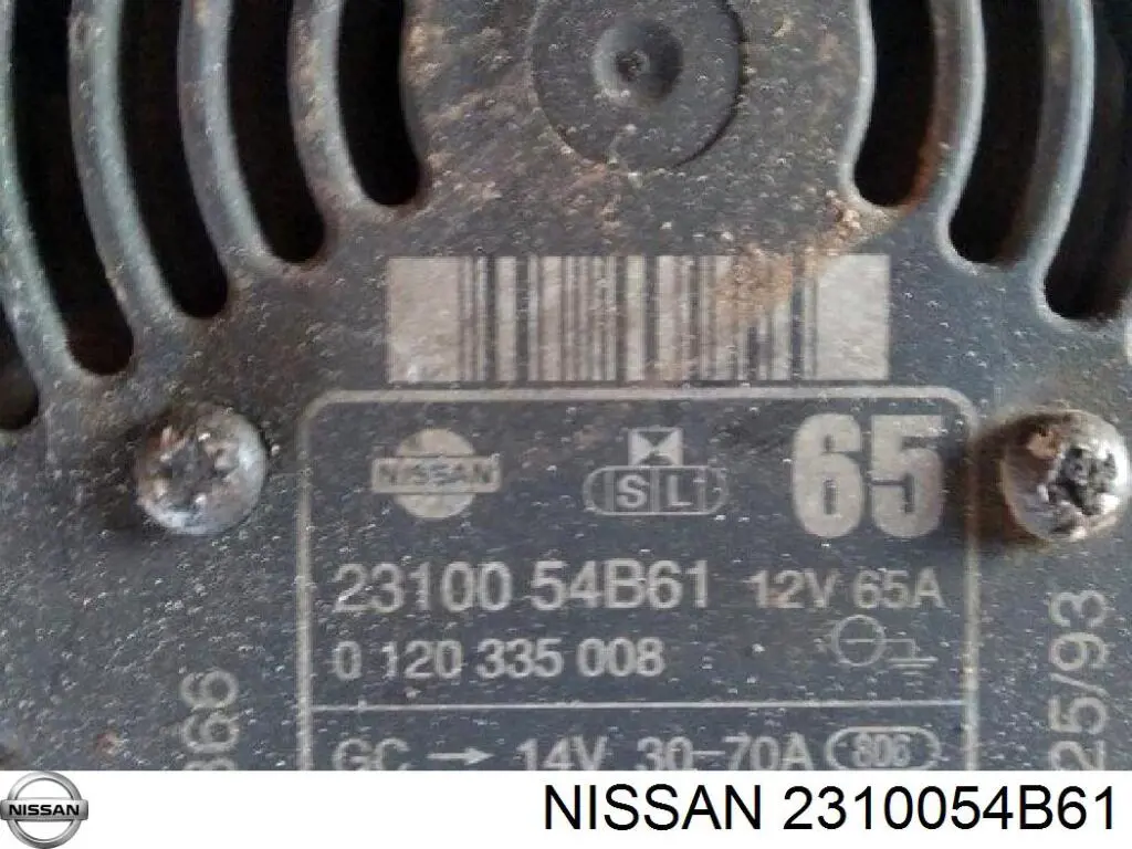 Генератор 2310054B61 Nissan