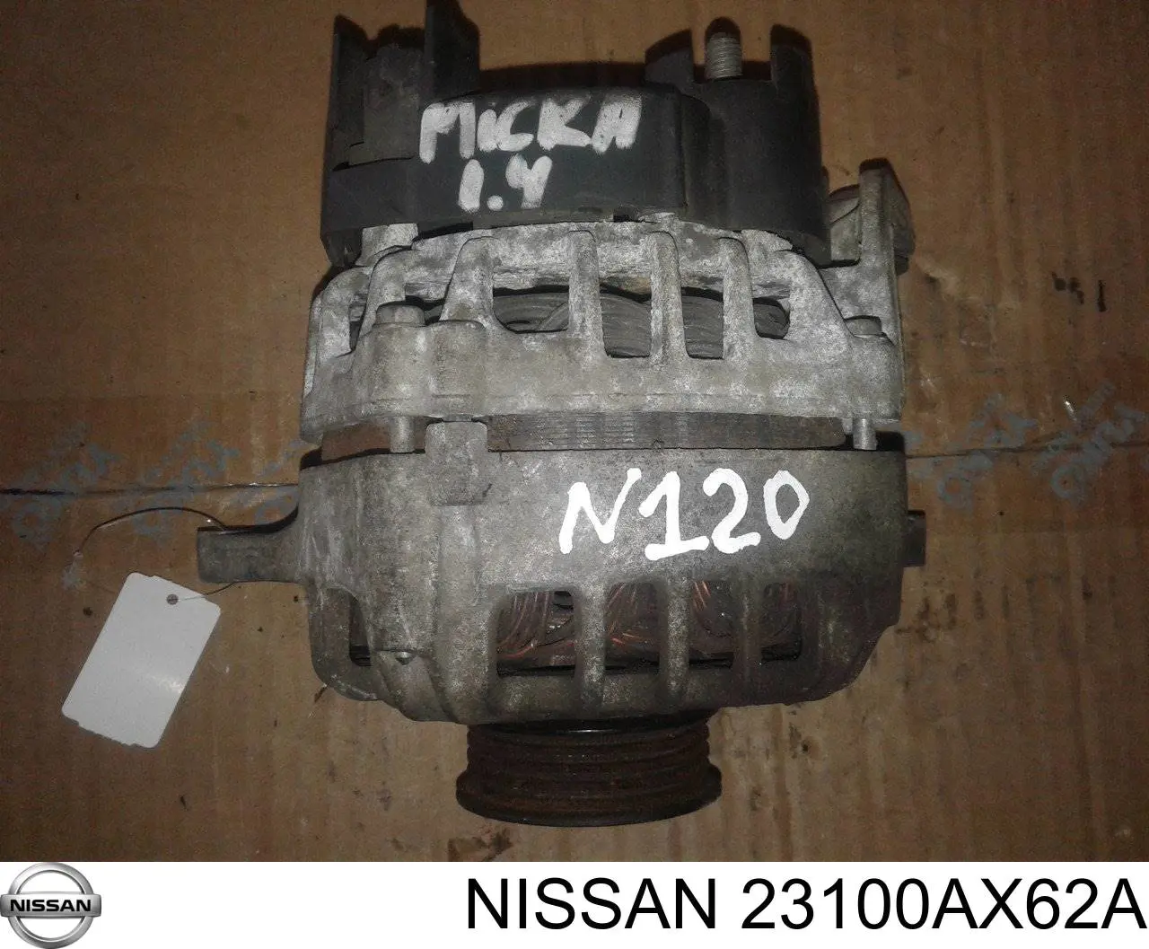 23100AX62A Nissan генератор