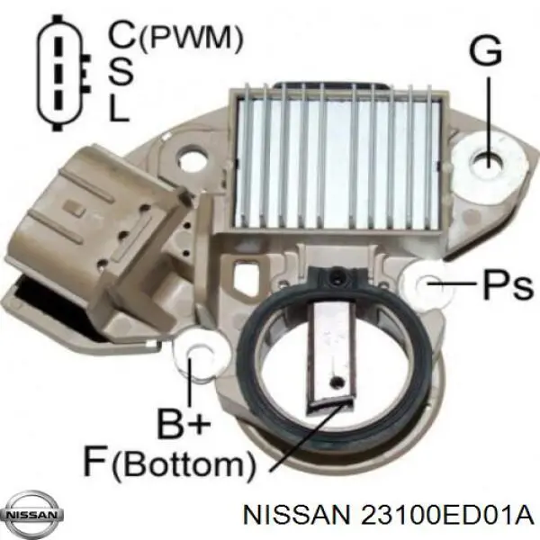 Автомобильный генератор Nissan/Infiniti 23100ED01A цена, от 19.05 USD