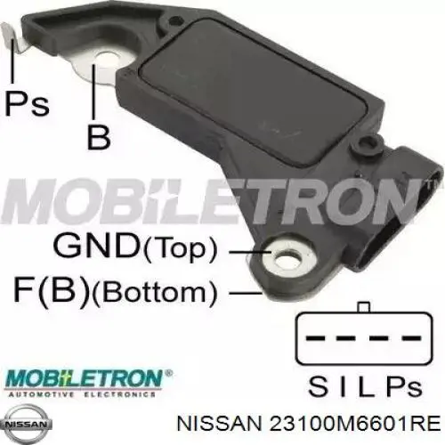 Автомобильный генератор Nissan/Infiniti 23100M6601RE цена, от 148.76 USD
