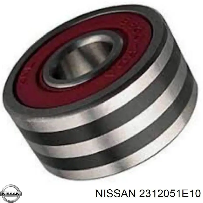 2312051E10 Nissan rolamento do gerador