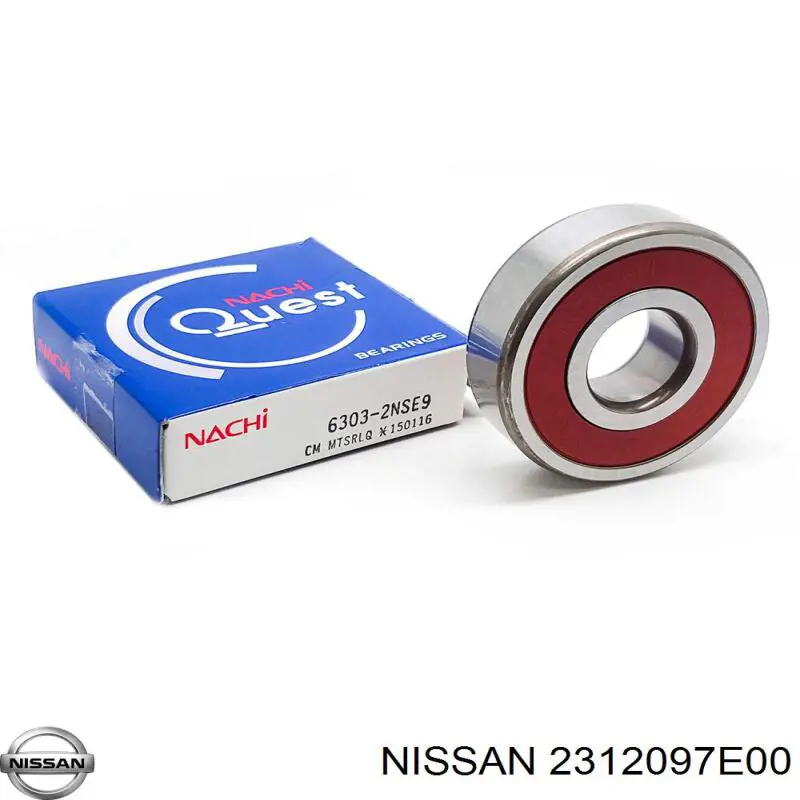 Подшипник привода генератора Nissan/Infiniti 2312097E00 цена, от 5.76 USD