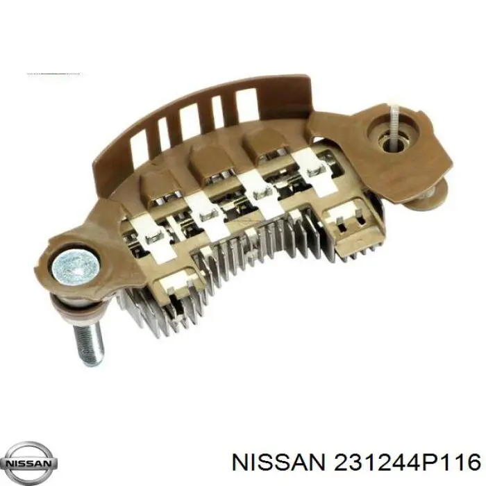 231244P116 Nissan eixo de diodos do gerador