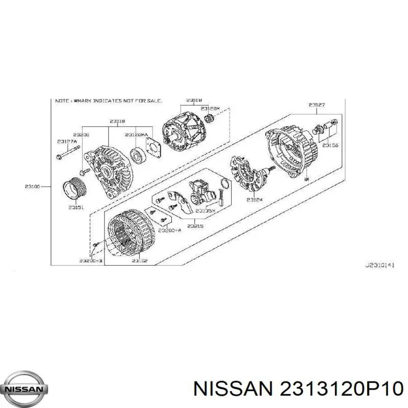 Купить 2313120P10 Nissan/Infiniti 