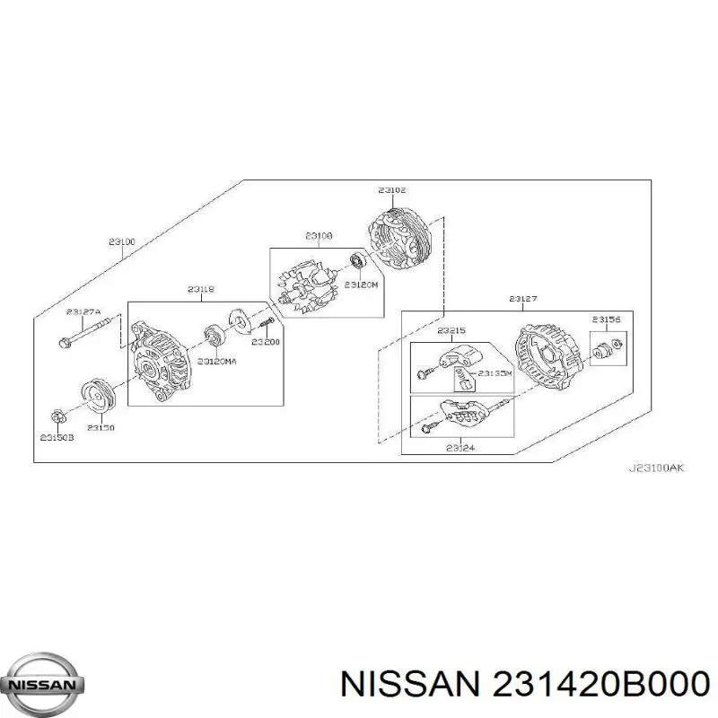 231420B000 Nissan 