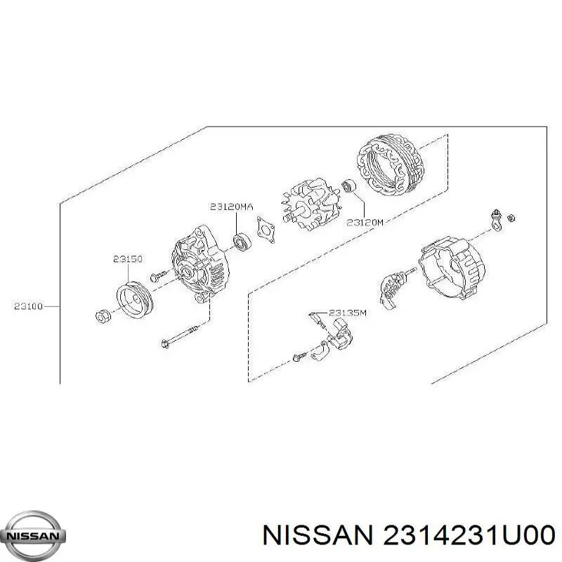  2314231U00 Nissan