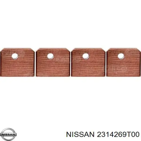 Щетка генератора Nissan/Infiniti 2314269T00 цена, от 1.22 USD
