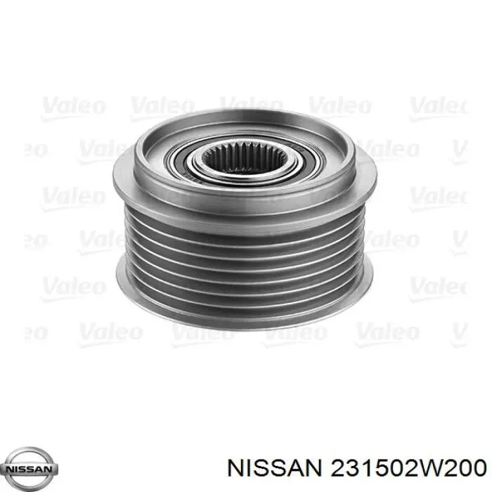 Шкив генератора 231502W200 Nissan