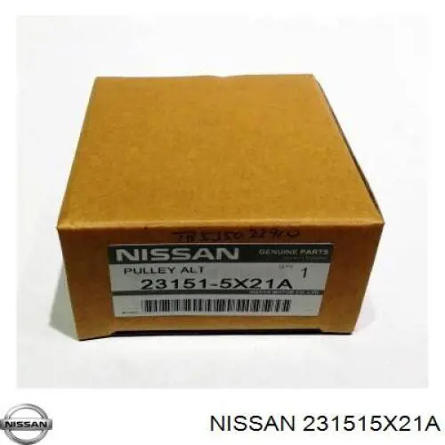 Инерционный шкив Nissan/Infiniti 231515X21A цена, от 31.34 USD