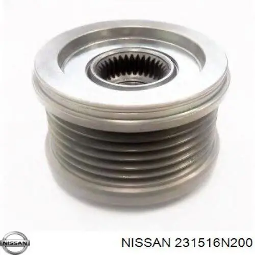 231516N200 Nissan шкив генератора